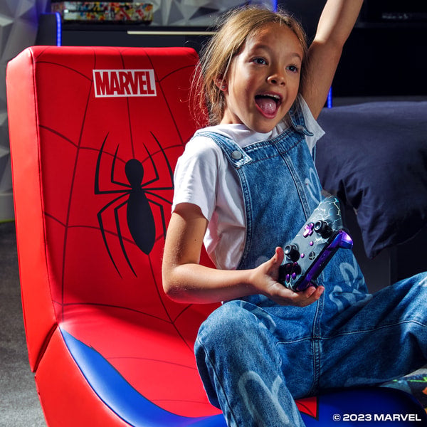 X Rocker - Siège de jeu Video Rocker Icon Marvel officiel Spider-Man