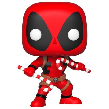 Funko Pop! Marvel: Holiday Deadpool (with Candy Canes)