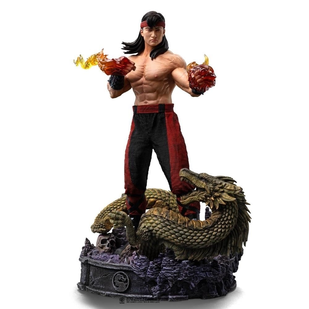 Iron Studios - Art Scale 1/10 - Mortal Kombat - Liu Kang Statue 23cm