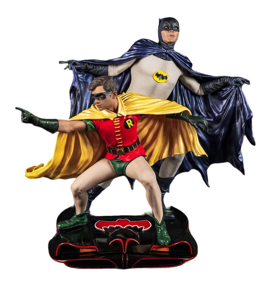 PureArts - 1:8 Scale Statues - Batman '66 - Batman et Robin Statue 23cm