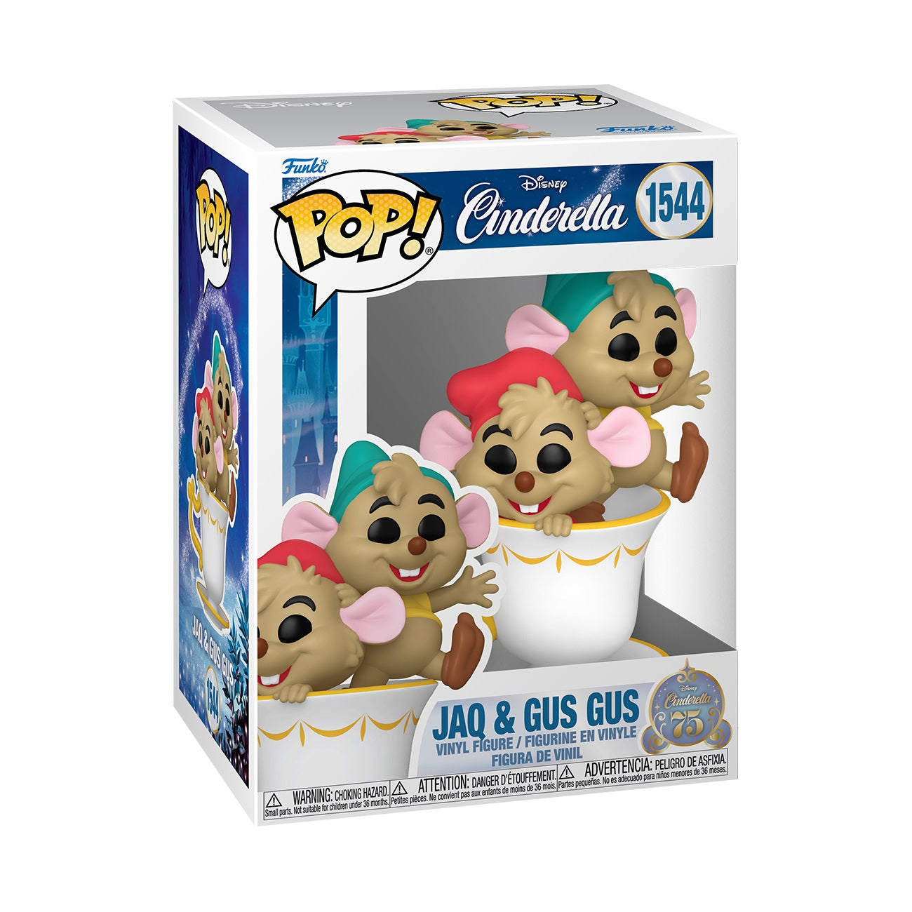 Funko Pop! Disney: Cinderella's 75th Anniversary - Jaq & Gus in Cup