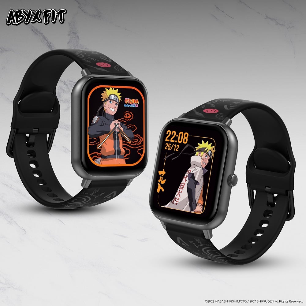 Abyx Fit - Bracelet universel Naruto Shippuden - Uzumaki 20mm pour montre connectée