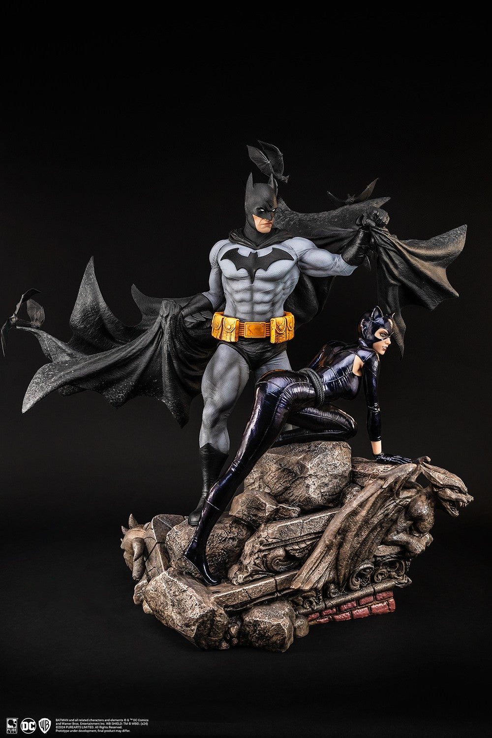 PureArts - 1:4 Scale Statues - DC Comics - Batman & Catwoman Reunion Statue 67cm