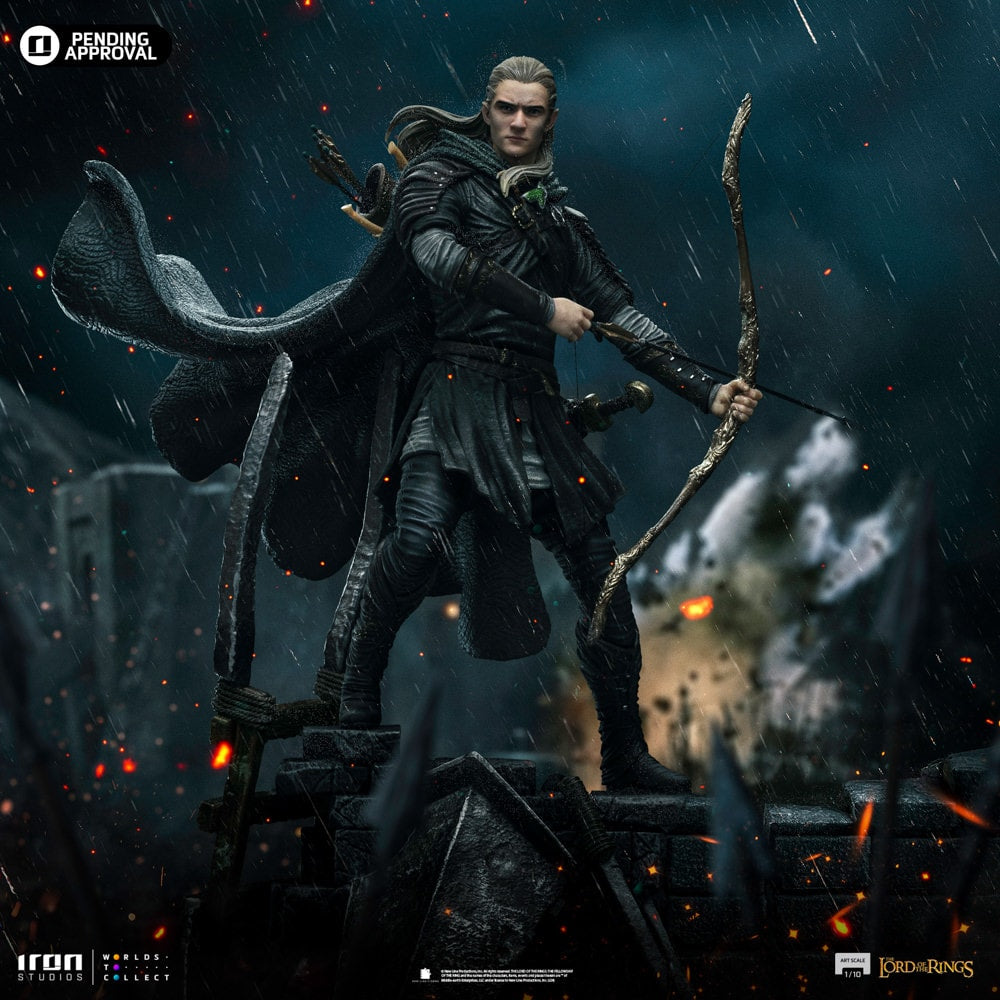 Iron Studios - Art Scale 1/10 - The Lord of the Rings - Legolas Unleashed Statue 29cm