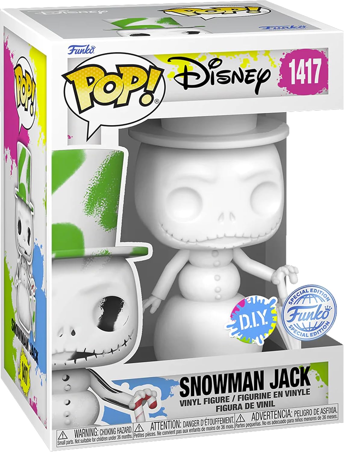 Funko Pop! Disney: The Nightmare Before Christmas - Snowman Jack (DIY) (White) - Special Edition