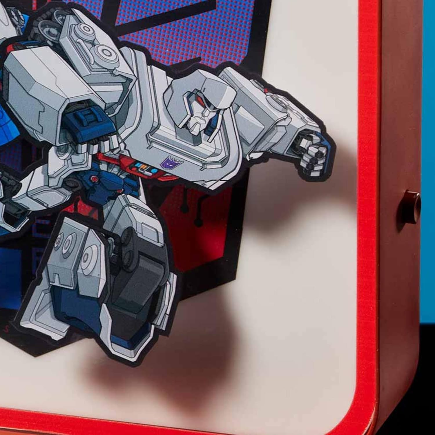 Transformers - Lampe en plexiglas Optimus Prime vs Megatron