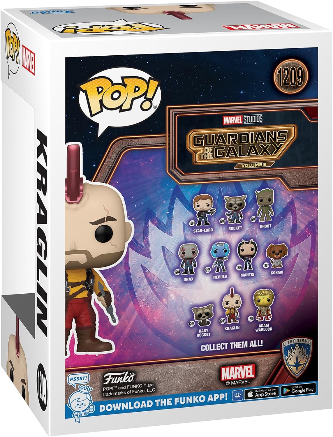 Funko Pop! Marvel: Guardians of the Galaxy Vol.3 - Kraglin