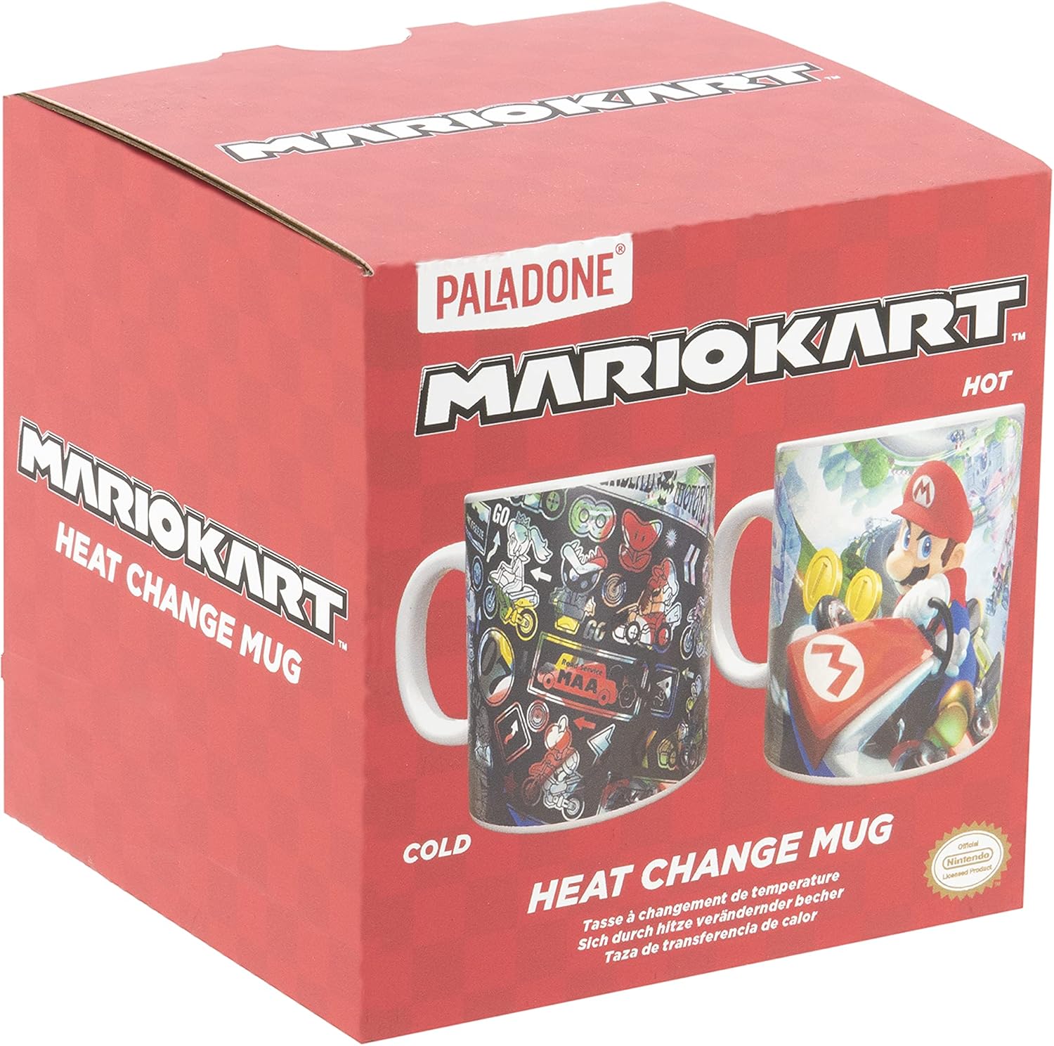 Nintendo - Mug thermoréactif Mario Kart