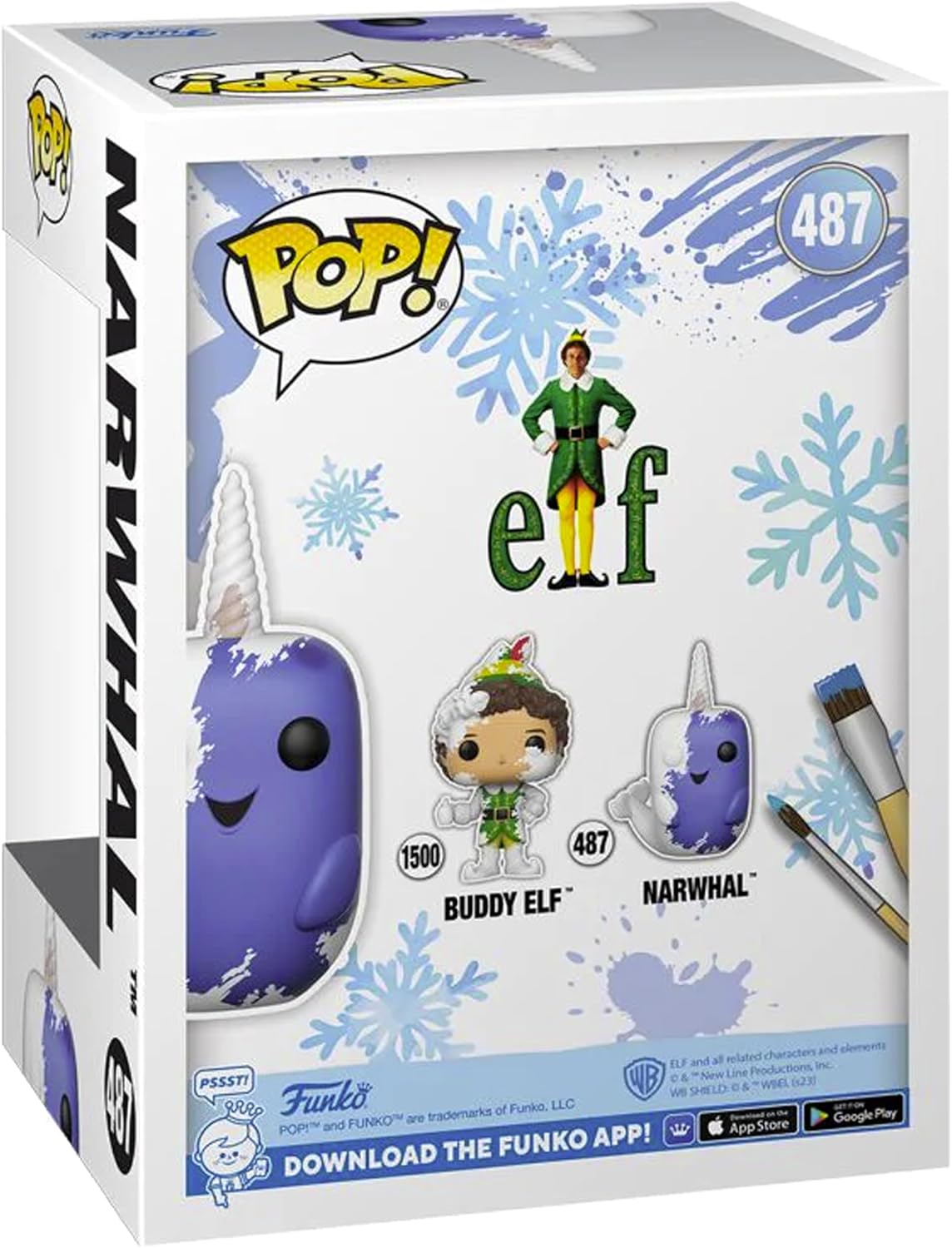 Funko Pop! Disney: Elf - Narwhal (DIY) (White) - Special Edition