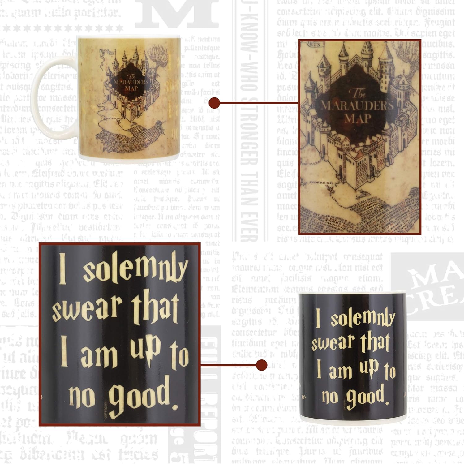 Harry Potter - Marauder's Map Heat Change Mug