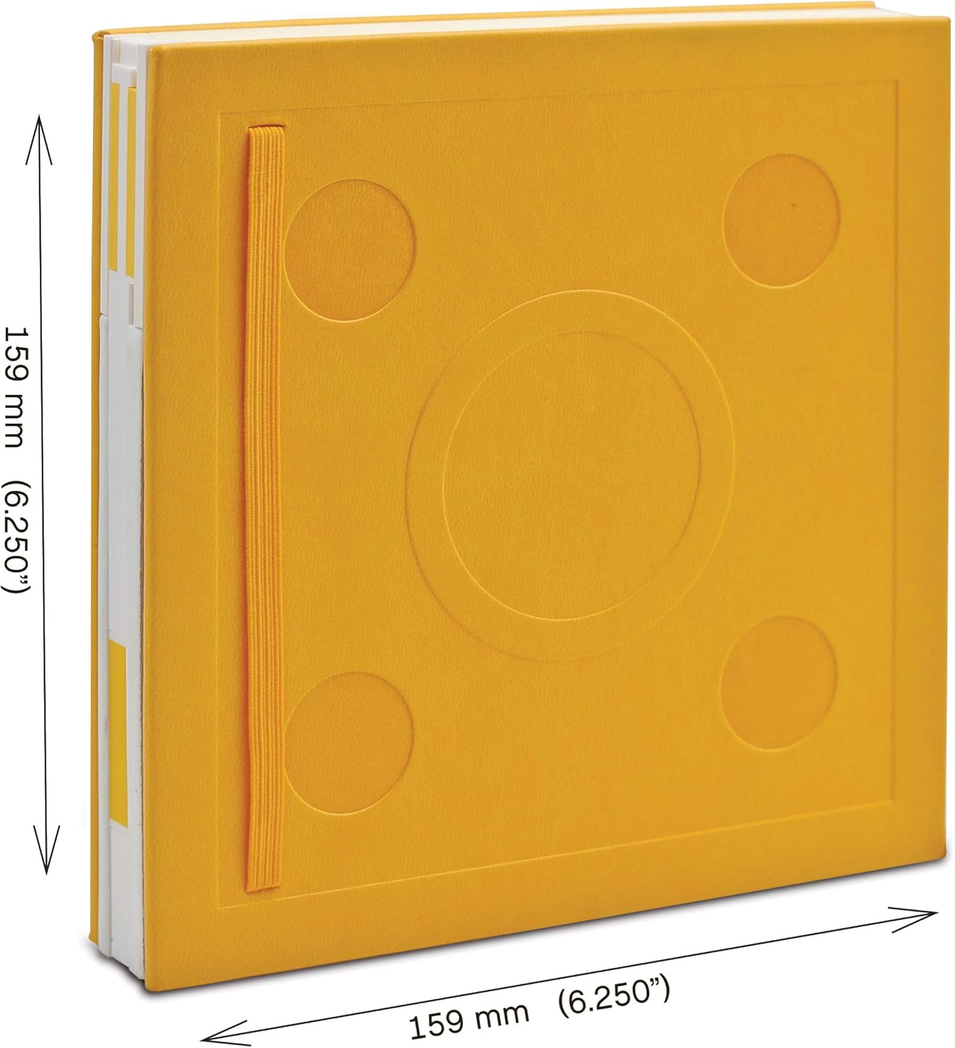 Cahier verrouillable Lego avec stylo gel - Jaune