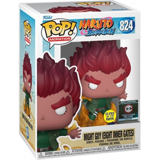 Funko Pop! Animation: Naruto Shippuden - Might Guy (Eight Inner Gates) (Glows in the Dark) (Special Edition)