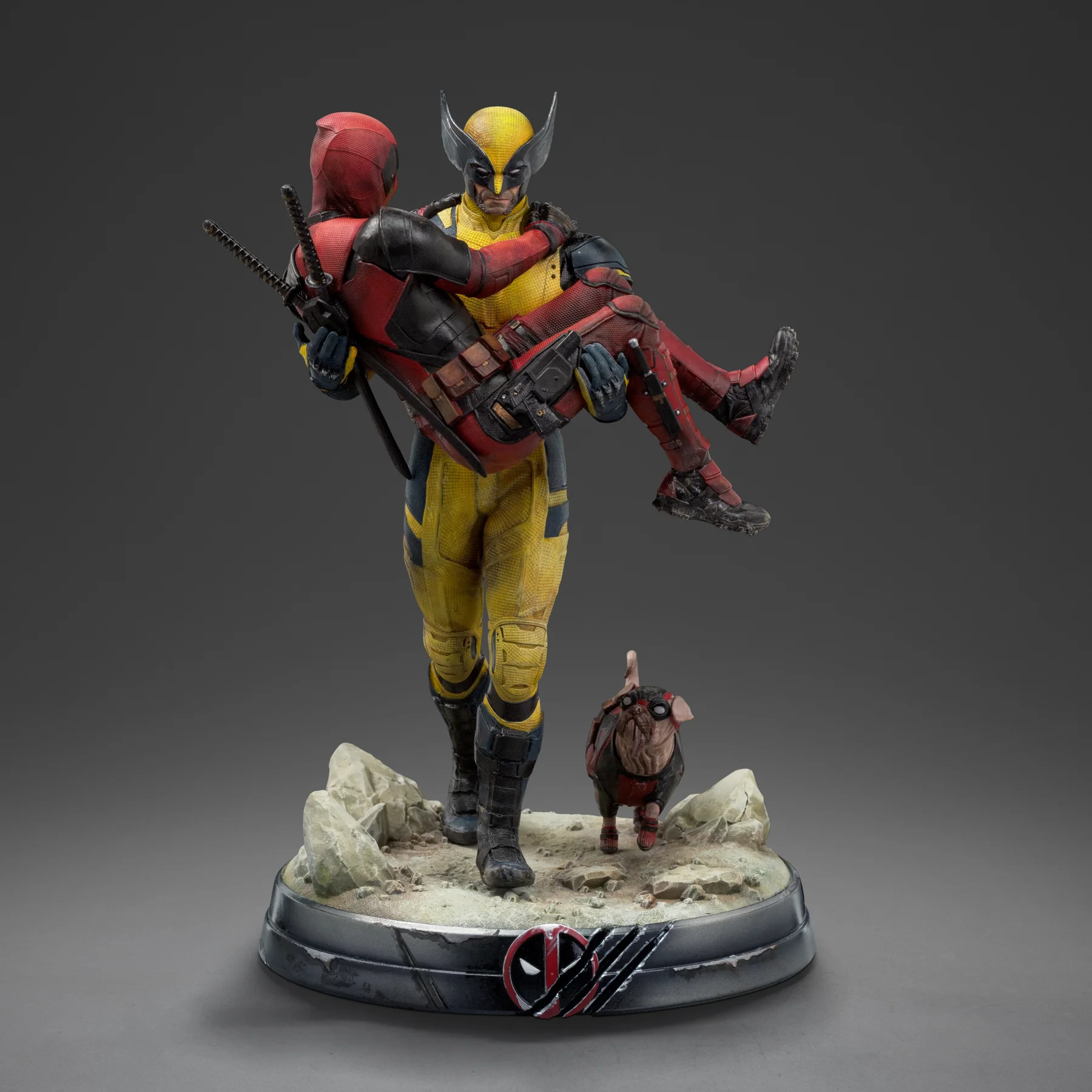 Iron Studios - Deluxe Art Scale 1/10 - Marvel - Deadpool et Wolverine Statue 21.5cm