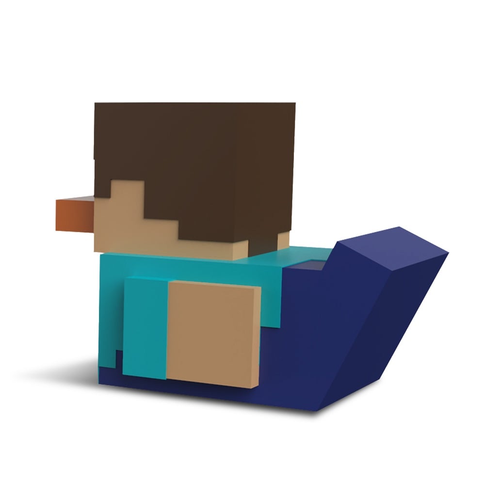 Numskull - TUBBZ Canard de bain - Minecraft - Steve (Première Édition) - 9cm