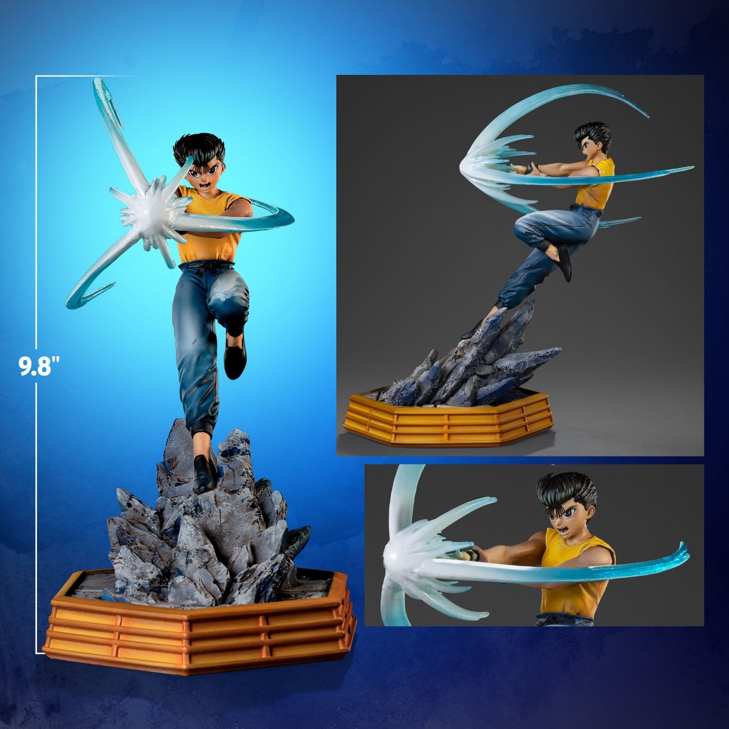 Iron Studios - Art Scale 1/10 - Yu Yu Hakusho - Yusuke Urameshi Statue 25cm