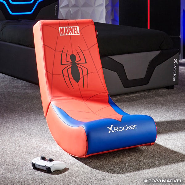 X Rocker - Siège de jeu Video Rocker Icon Marvel officiel Spider-Man