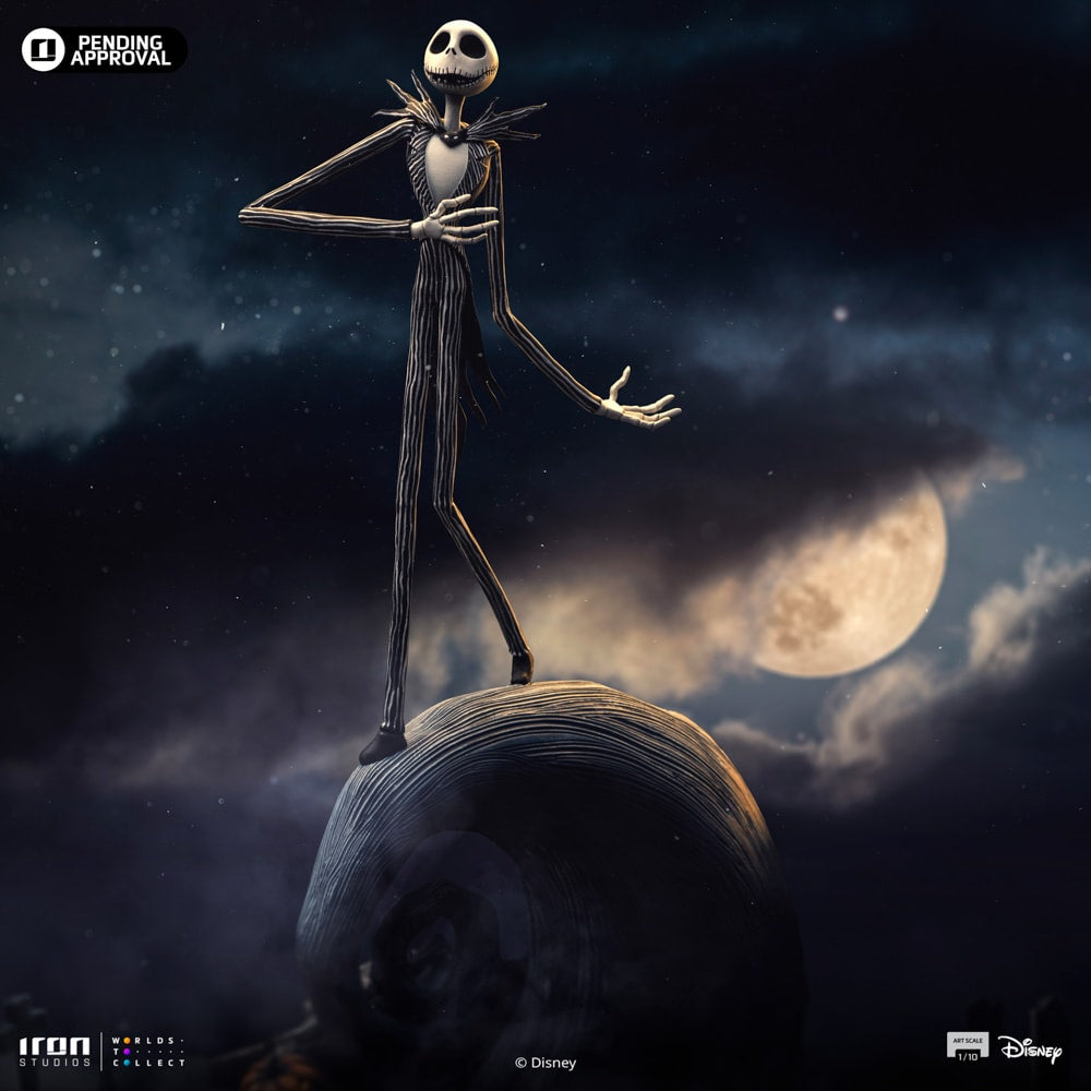 Iron Studios - Art Scale 1/10 - Disney - L'Étrange Noël de monsieur Jack - Jack Skellington Statue 36cm