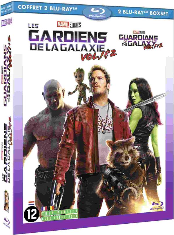 Les Gardiens de la Galaxie 1 + 2 [Blu-ray]