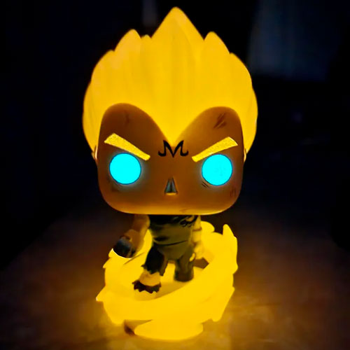 Funko Pop! & Tee: Dragon Ball Z: Majin Vegeta (Glow in the Dark) - L