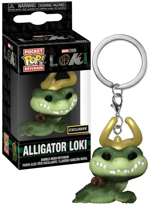 Funko Pocket Pop! Keychain: Loki - Alligator Loki