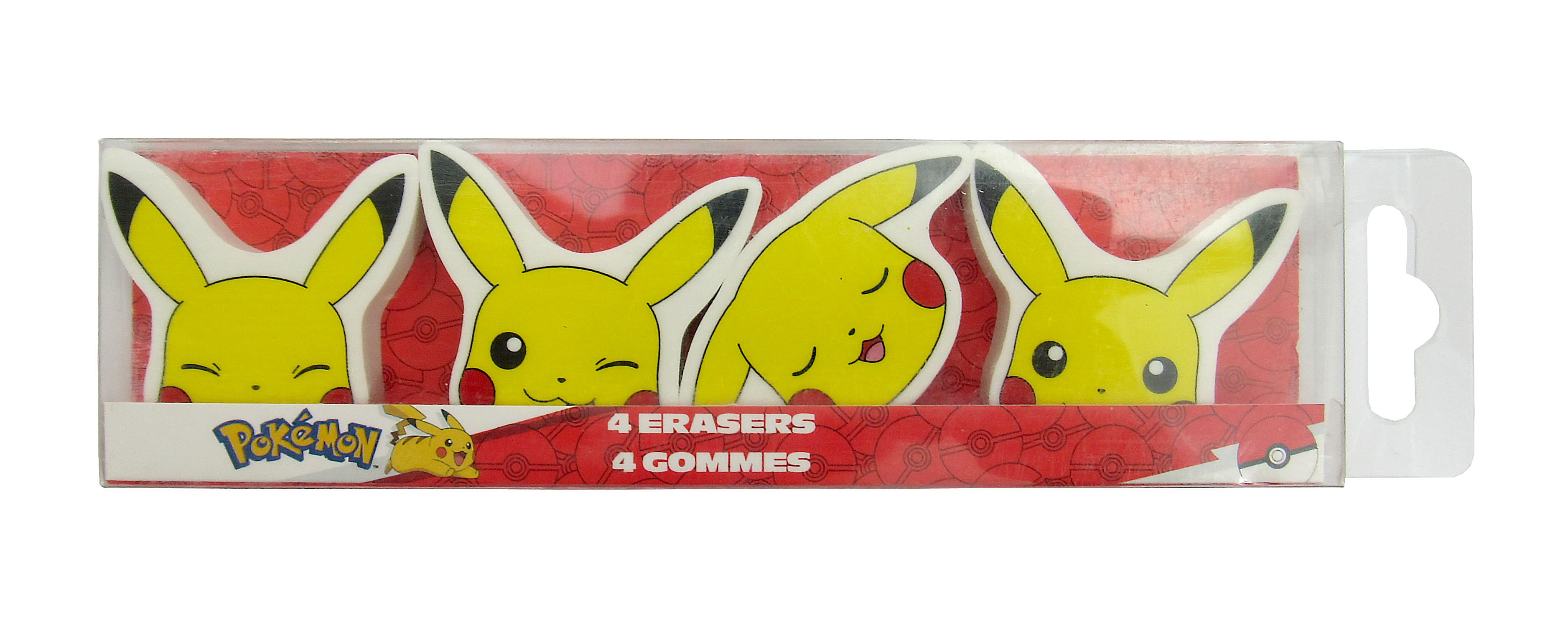 Pokémon - Set de 4 gommes