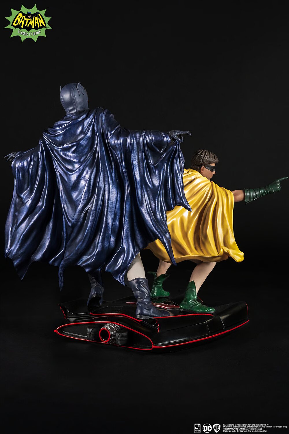 PureArts - 1:8 Scale Statues - Batman '66 - Batman et Robin Statue 23cm