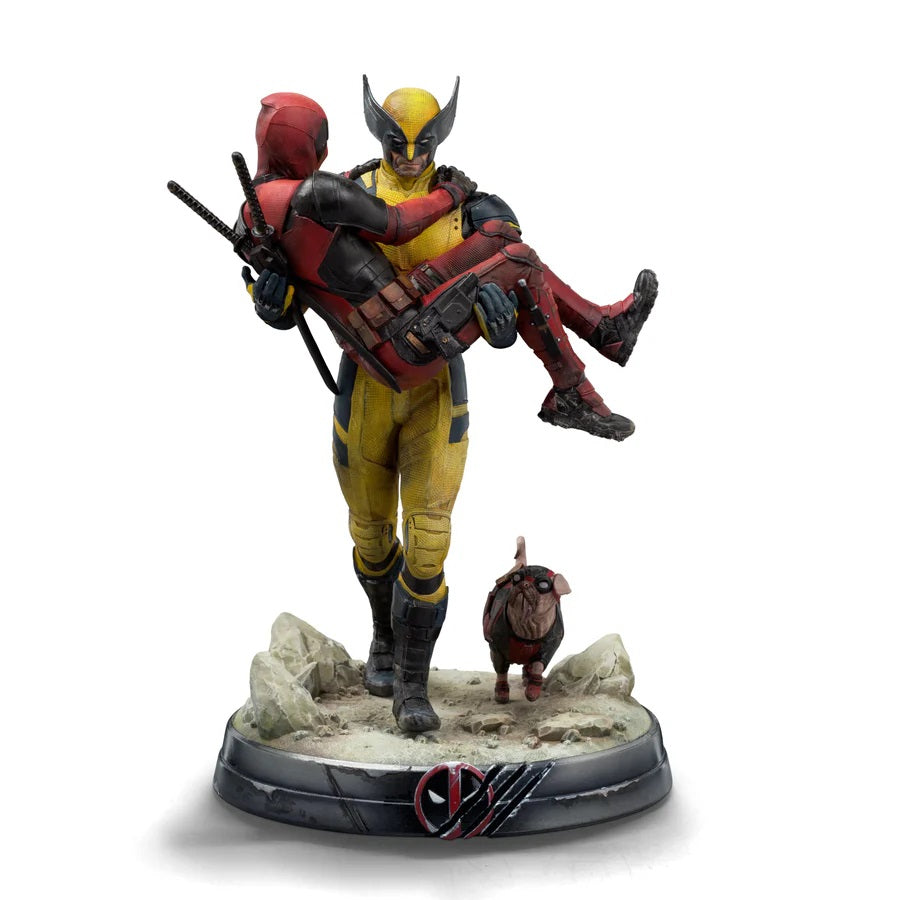 Iron Studios - Deluxe Art Scale 1/10 - Marvel - Deadpool et Wolverine Statue 21.5cm