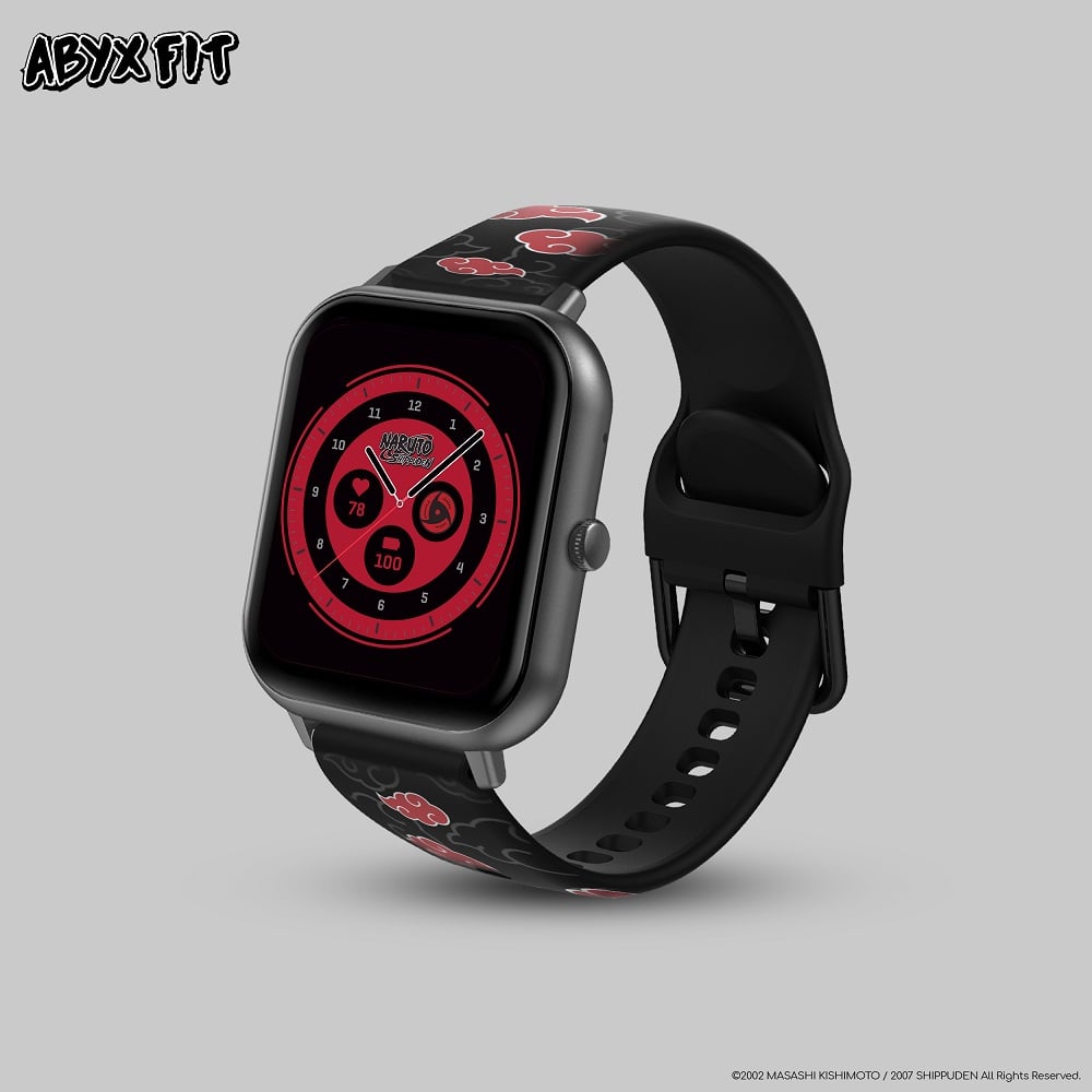 Abyx Fit - Bracelet universel Naruto Shippuden - Akatsuki 20mm pour montre connectée