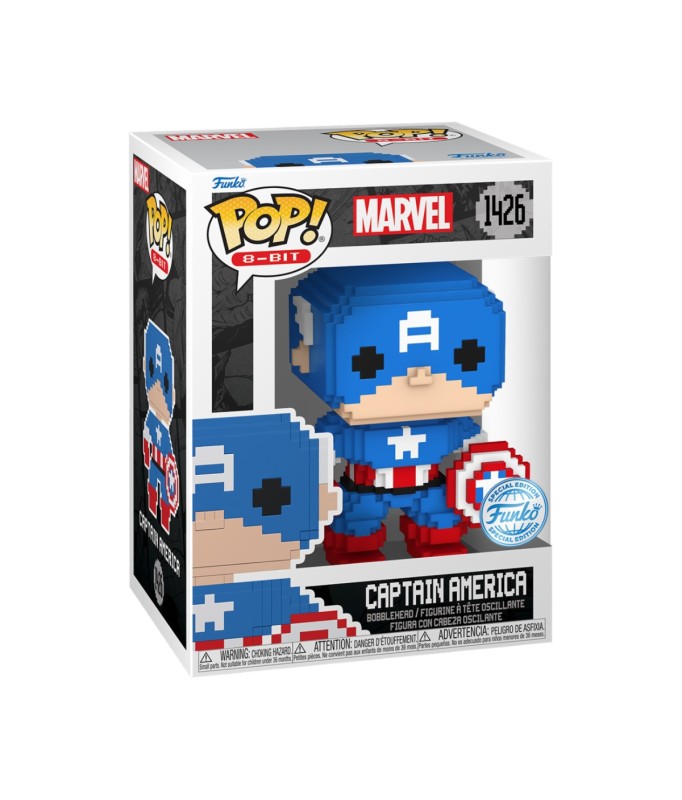 Funko Pop! Marvel: 8-Bit - Captain America