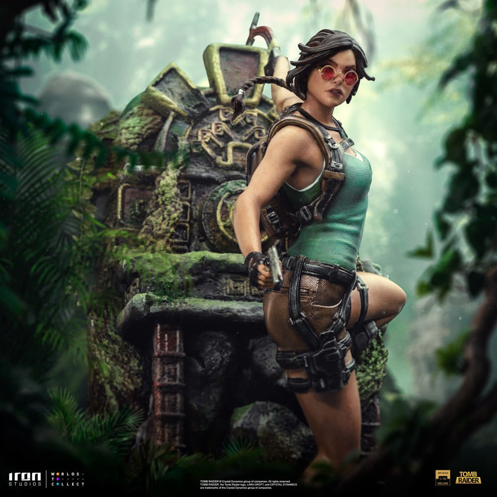 Iron Studios - Deluxe Art Scale 1/10 - Tomb Raider - Lara Croft Statue 36cm