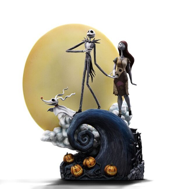 Iron Studios - Deluxe Art Scale 1/10 - Disney - L'Étrange Noël de monsieur Jack - Jack et Sally Statue 39cm