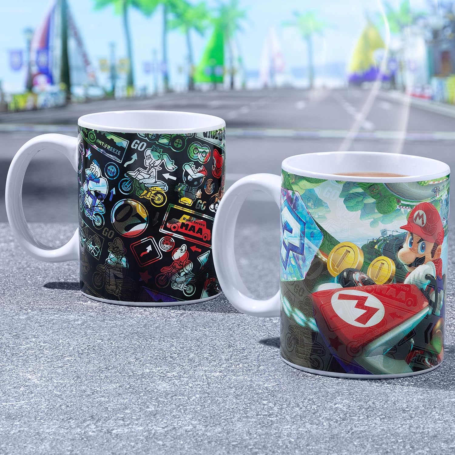 Nintendo - Mug thermoréactif Mario Kart