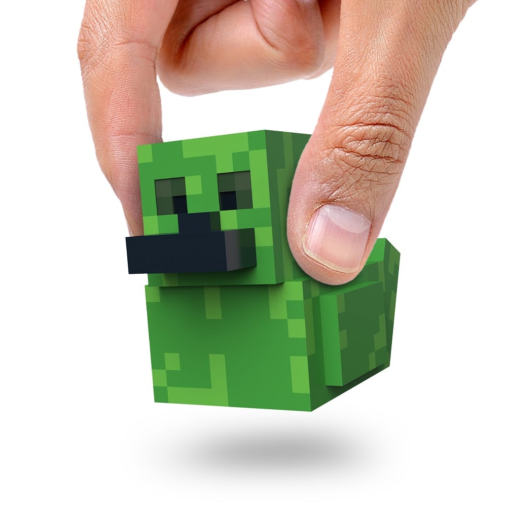 Numskull - Mini TUBBZ Canard de bain - Minecraft - Creeper (Édition baignoire) - 8cm