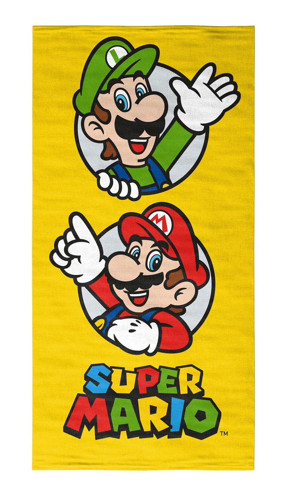 Nintendo - Serviette de plage en microfibre "Mario et Luigi" (140x70cm)