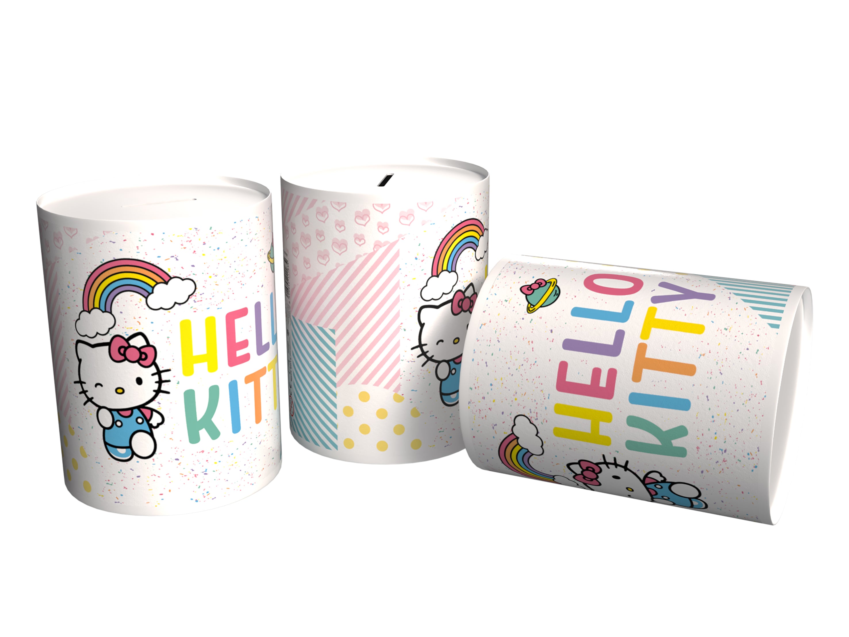 Hello Kitty - Tirelire en métal "Rainbow"