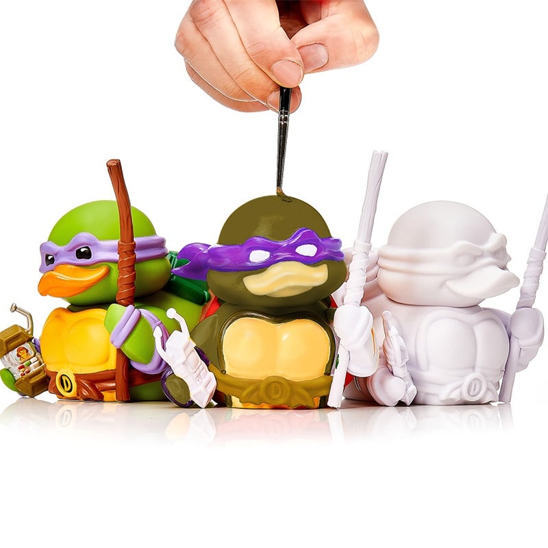 Numskull - TUBBZ Canard de bain - Les Tortues Ninja - Donatello (Édition DIY) - 9cm