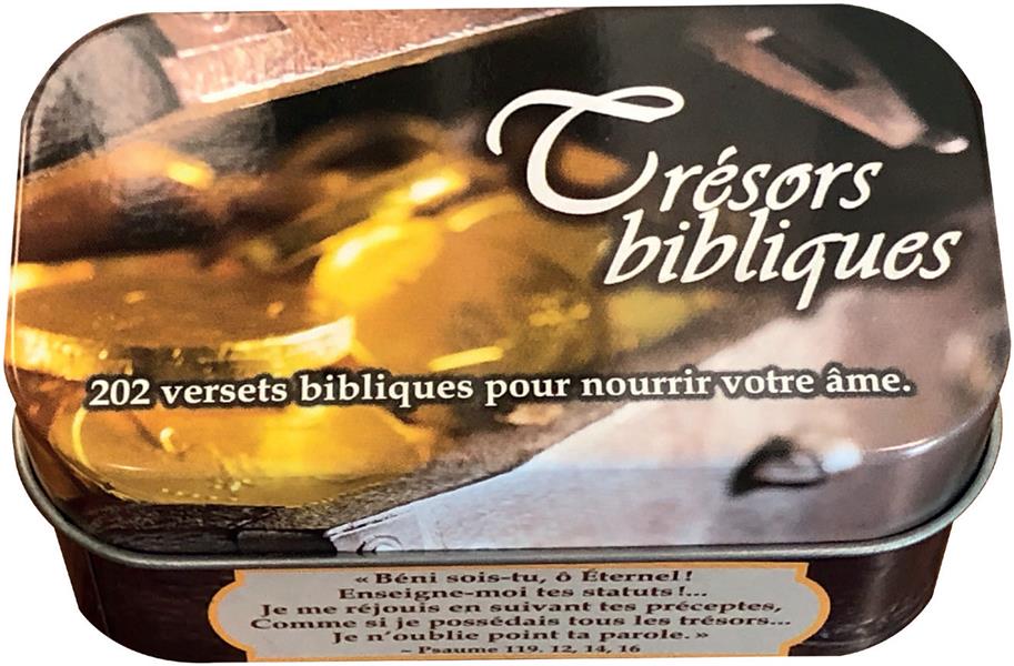 Trésors bibliques ; coffret de cartes