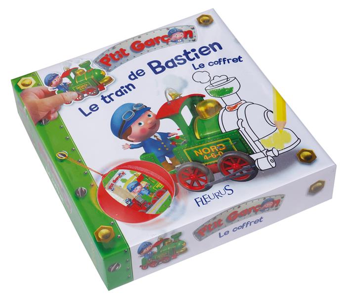 P'tit Garçon : le train de Bastien ; coffret