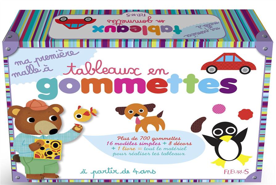 MA PREMIERE MALLE A : tableaux en gommettes