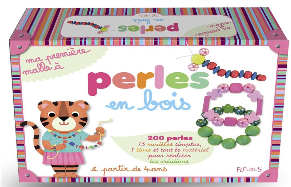 MA PREMIERE MALLE A : perles en bois