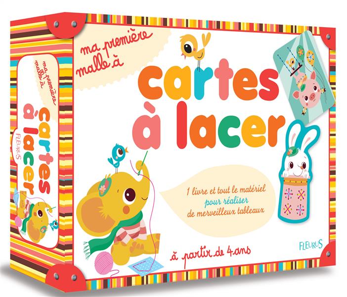 MA PREMIERE MALLE A : cartes à lacer