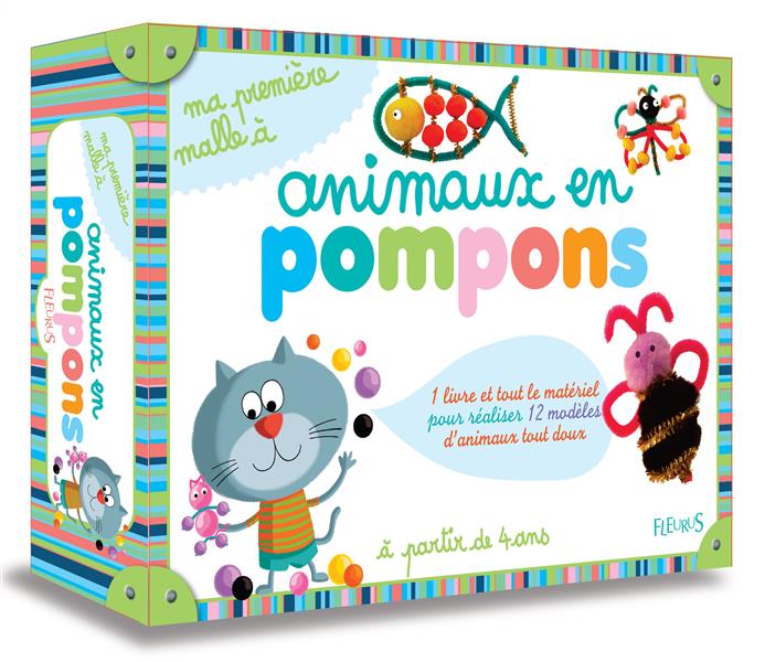 MA PREMIERE MALLE A : animaux en pompons