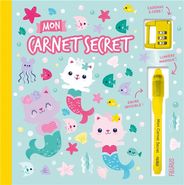 Mon carnet secret : chats-sirènes