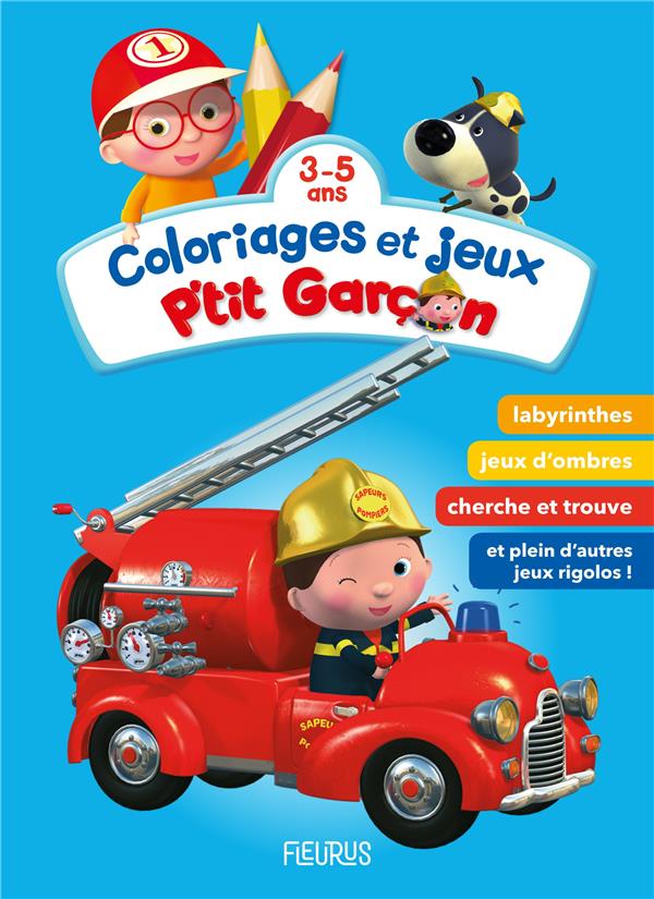 P'tit Garçon : coloriages et jeux