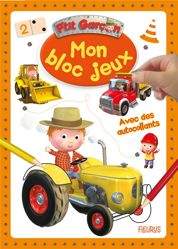 P'tit Garçon : Mon bloc de jeux : Tracteur