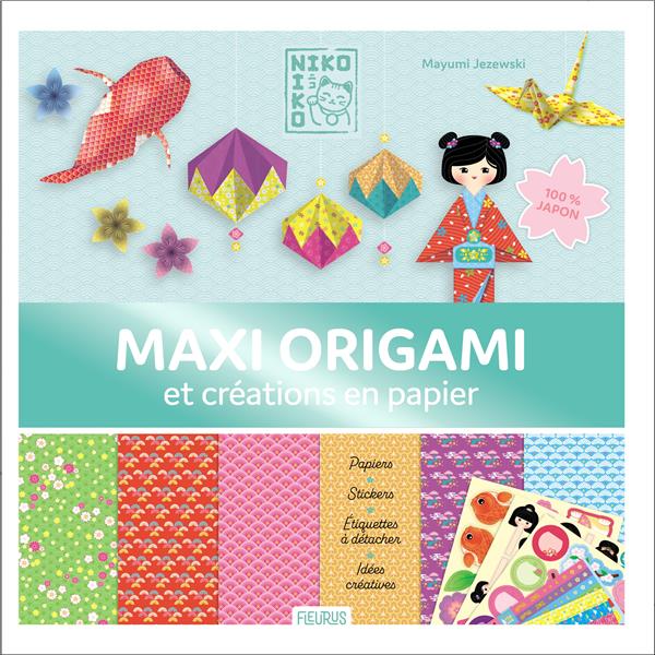 Maxi origami et créations en papier : niko-niko (100% Japon)