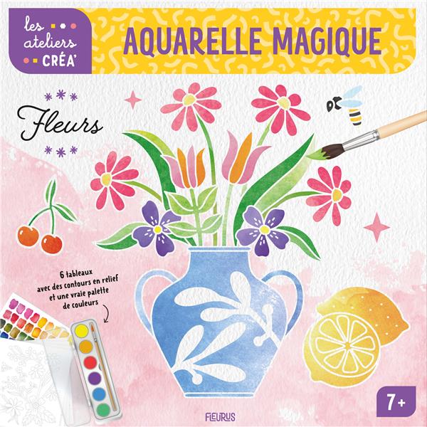 Les ateliers créa' : aquarelle magique : Fleurs