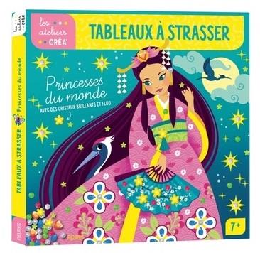 Les ateliers créa' : tableaux à strasser : Princesses du monde