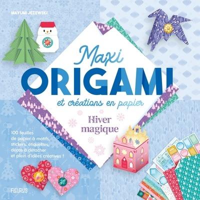 Maxi origami et créations en papier : Hiver magique