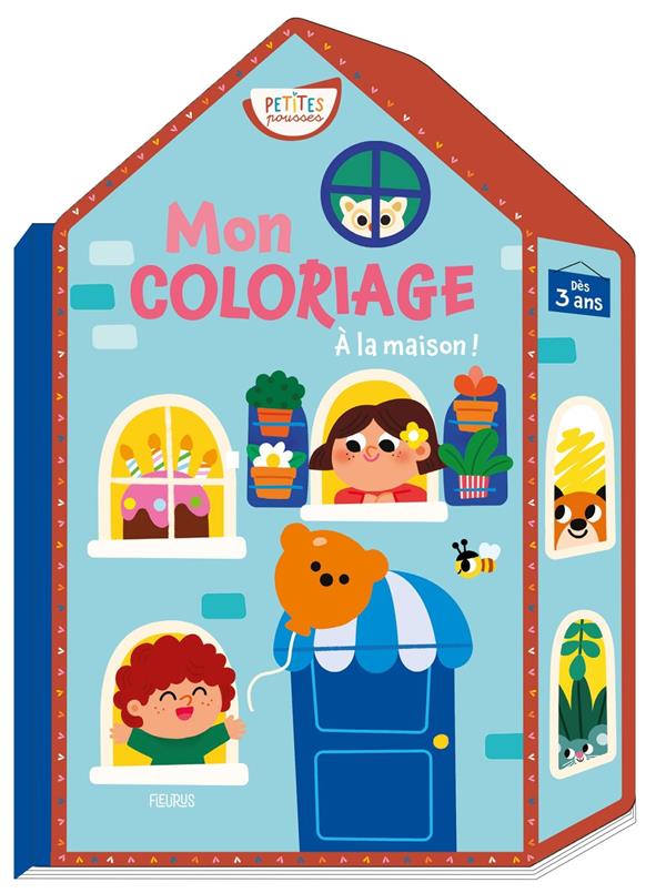 Mon coloriage : à la maison !